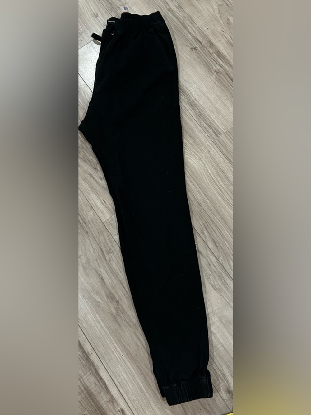 Zanerobe Black Ribbed Waist Joggers